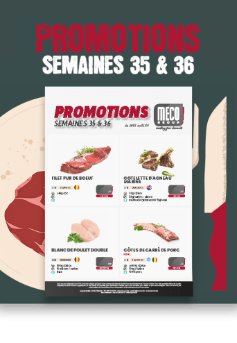 Meco Offres Horeca: semaines 35-36