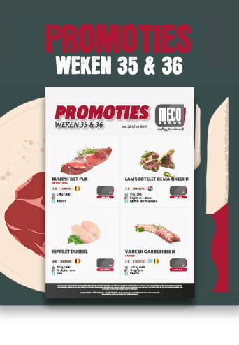 Promoties Horeca bij Meco: weken 35 en 36