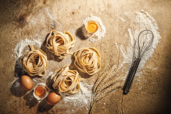 Assortiment verse pasta